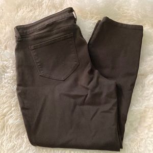 EUC NYDJ 16W Alina Legging jeans Brown